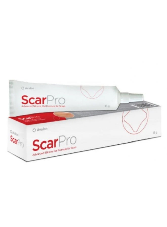 Avalon Pharma ScarPro Silicone Scar Gel 15 g – Advanced Scar Reduction for Old & New Scars - Image 1